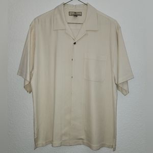 Tommy Bahama 100% Silk Button Down Shirt